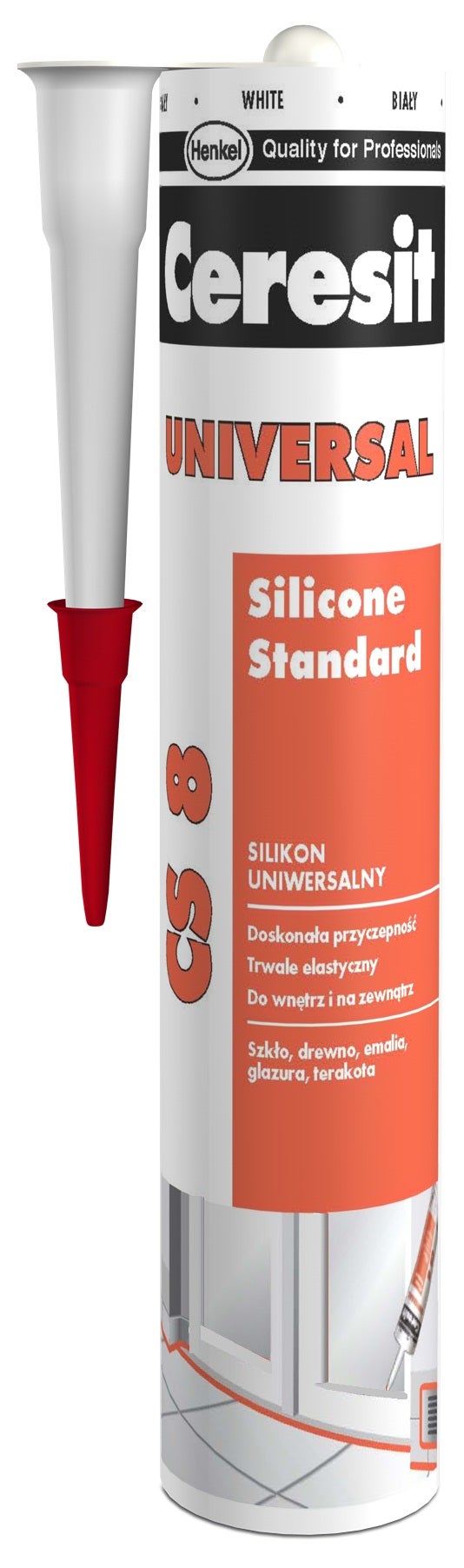 Silikon Ceresit CS8 biały 280ml
