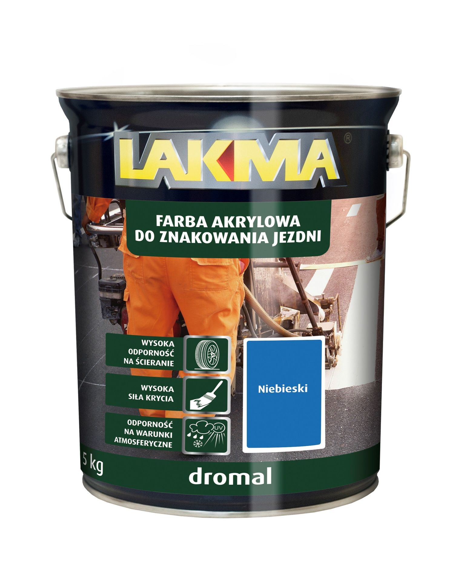 Farba do znakowania Dromal Lakma niebieski 5kg