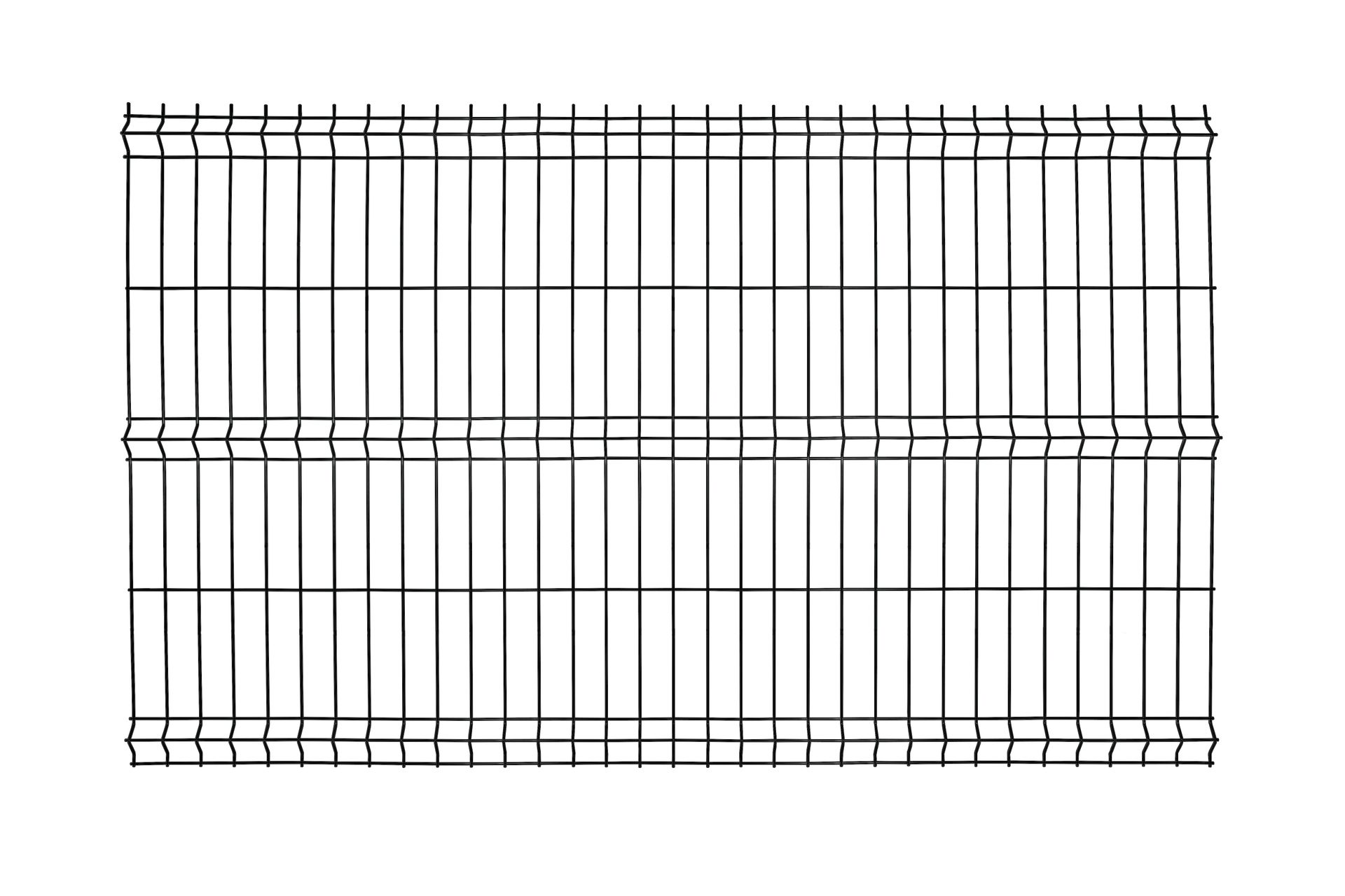 Panel ogrodzeniowy 3D antracyt 152x250 cm oczko 80x300 mm drut 3.2 mm