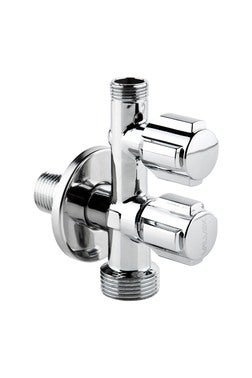 Zawór kątowy Eko Duo 1/2x3/4x3/8