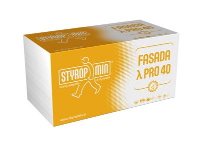Styropian Styropmin Fasada Pro 40 3 cm EPS 0.040 W/(mK) 15 m2