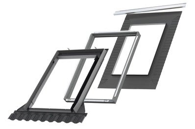 Kołnierz do okna dachowego Velux 78x118 cm, antracyt