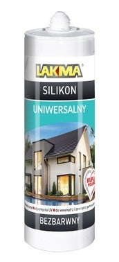Silikon uniwersalny Lakma bezbarwny 150ml