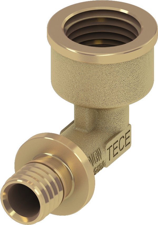 Tece Kolano mosiężne GW 16 mm x 1/2