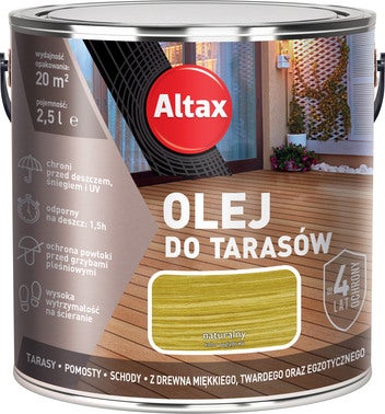 Olej do tarasu Altax naturalny 2,5l
