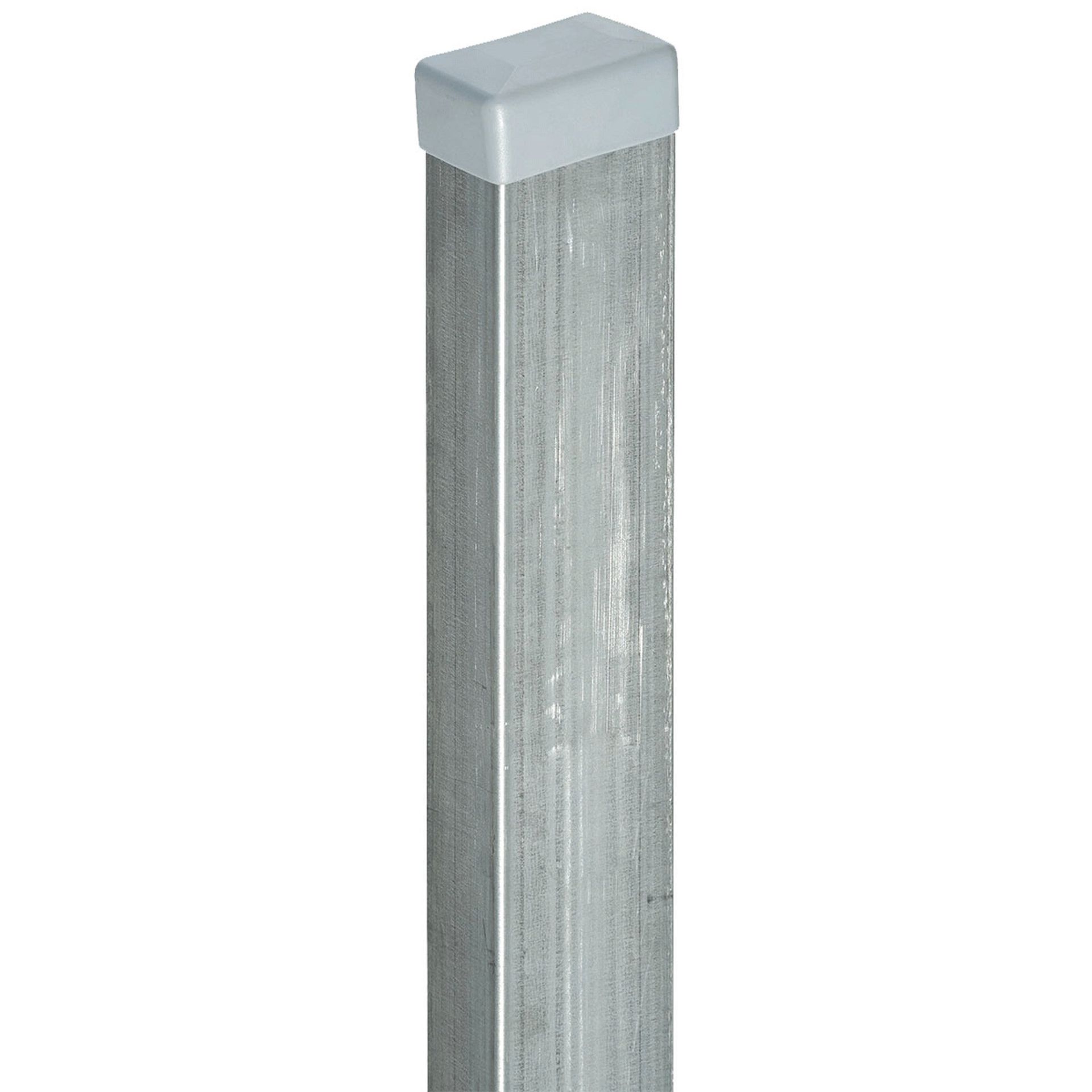 Słupek do paneli ogrodzeniowych 3D ocynk, 240 cm/ 60x40 mm