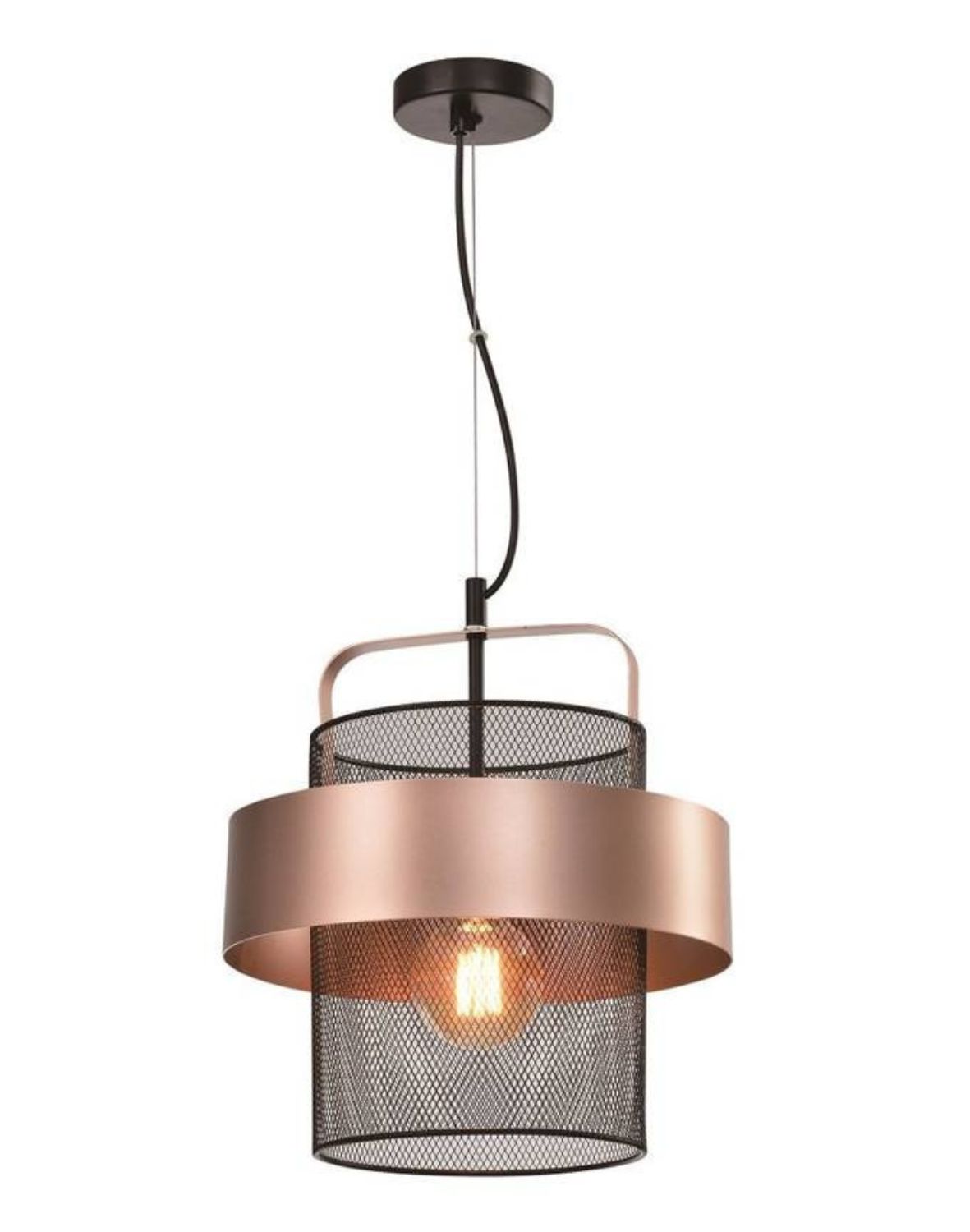Lampa wisząca Fiba, lampa do salonu, lampa loftowa