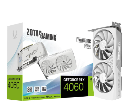 Zotac GeForce RTX 4060 Twin Edge OC White Edition 8GB GDDR6 ZT-D40600Q-10M