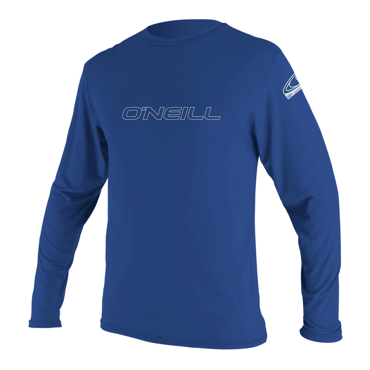 ONEILL wetsuits mężczyzn Basic Skins L/S TEE Rash Vest, niebieski, S 4339-018-S