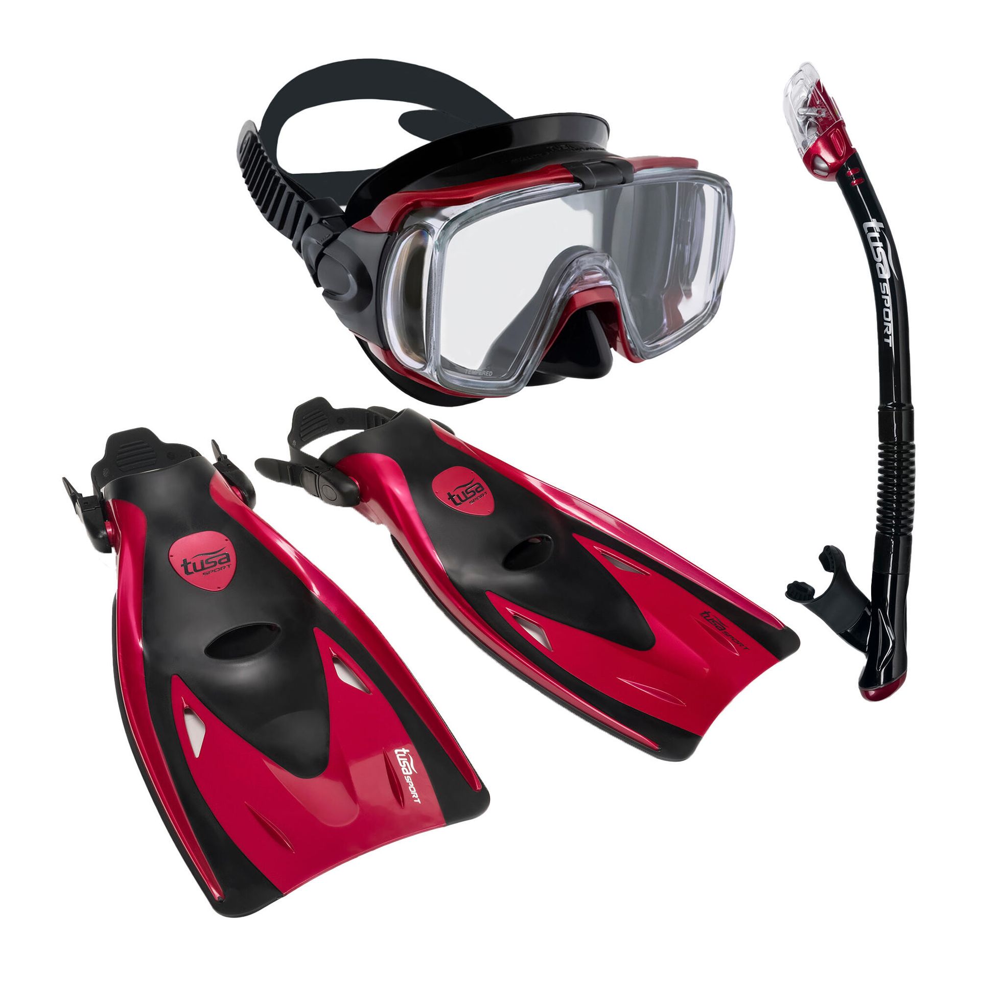 Tusa Zestaw Visio Tri-Ex UP-3521 czarno czerwony