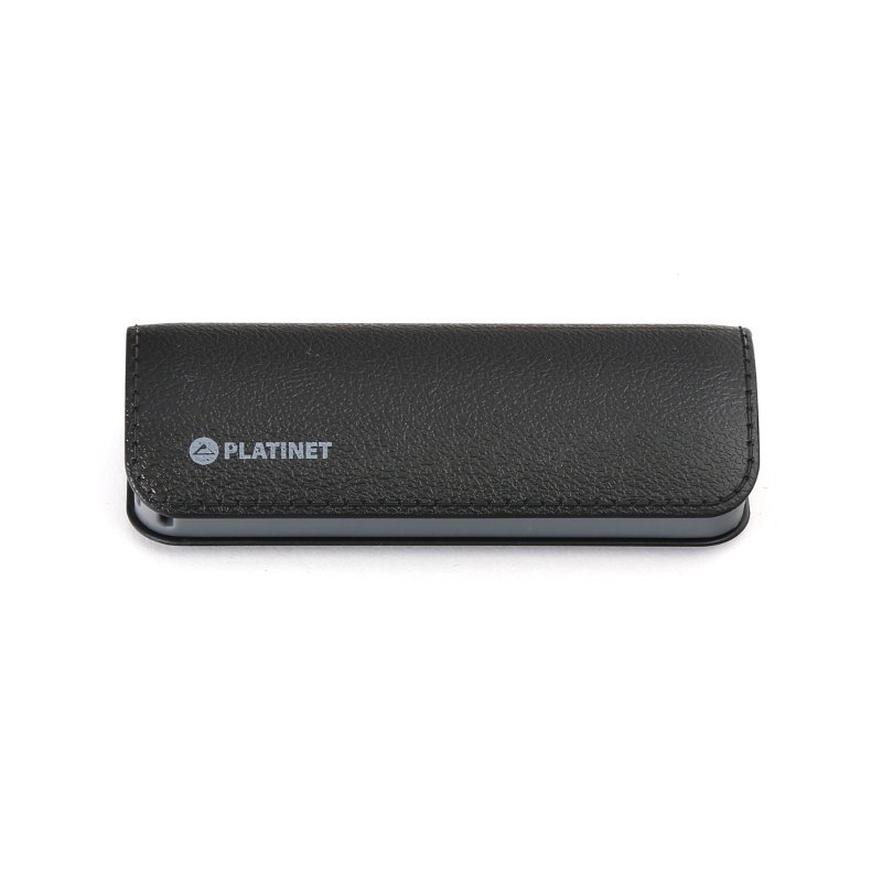 Platinet Leather 2600 mAh czarny + micro USB (PMPB26LB)
