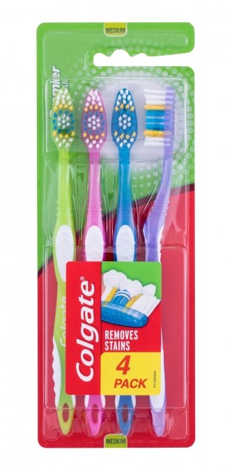 Colgate Premier Clean Medium szczoteczka do zębów 4 szt unisex