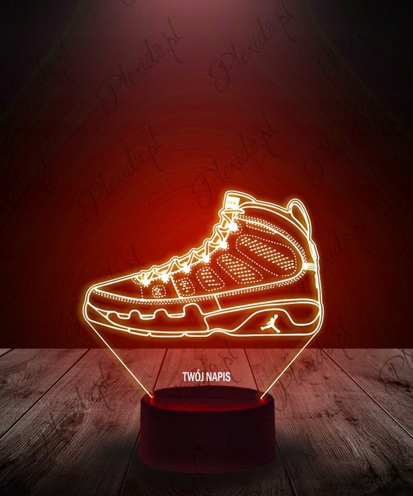 Lampka Na Biurko Nocna Nike Sneakers Jordan Led Plexido