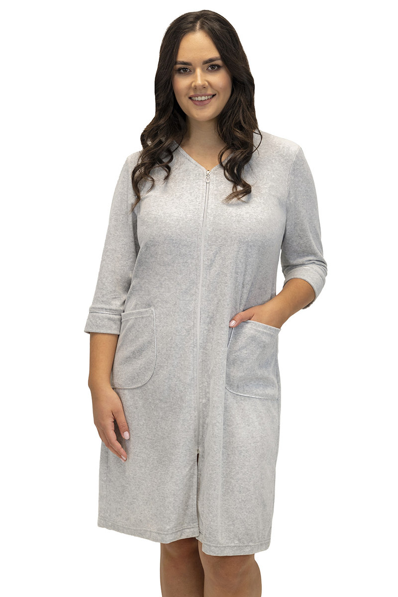 Vivisence 5027 szary 3XL Nocna szlafrok