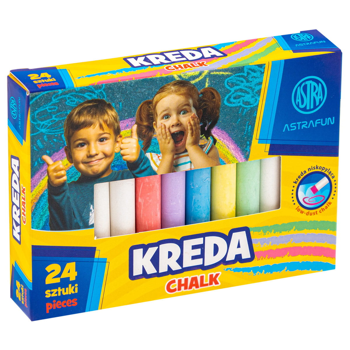 Kreda Tablicowa Astra Fun 24 szt