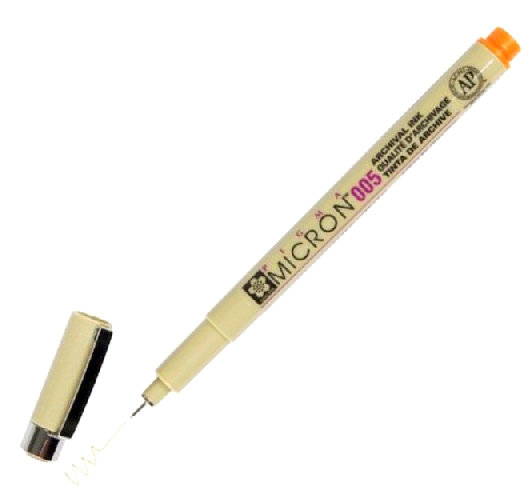 Cienkopis Pigma 005 Micron, 05 Orange, 0,2 mm