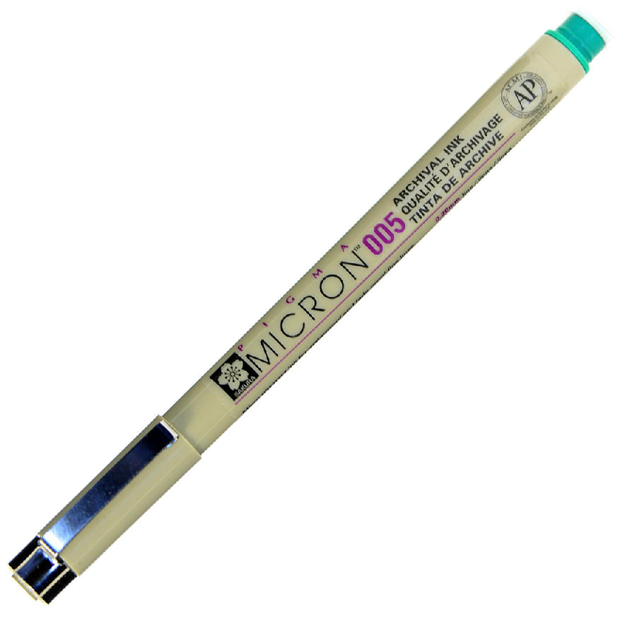 Cienkopis Pigma 005 Micron, 29 Green, 0,2 mm