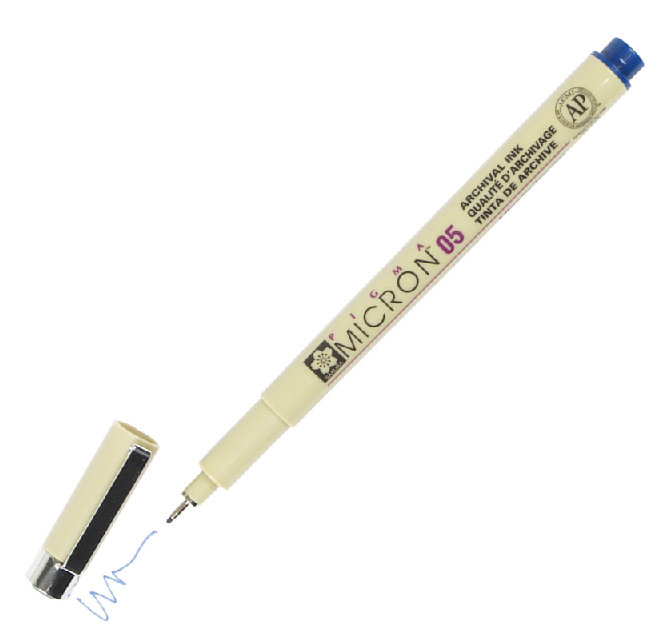 Cienkopis Pigma 05 Micron, 138 R Blue, 0,45 mm