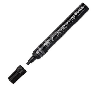 Marker permanentny, Sakura Pen-Touch Calligrapher, Medium, black, 5,0 mm