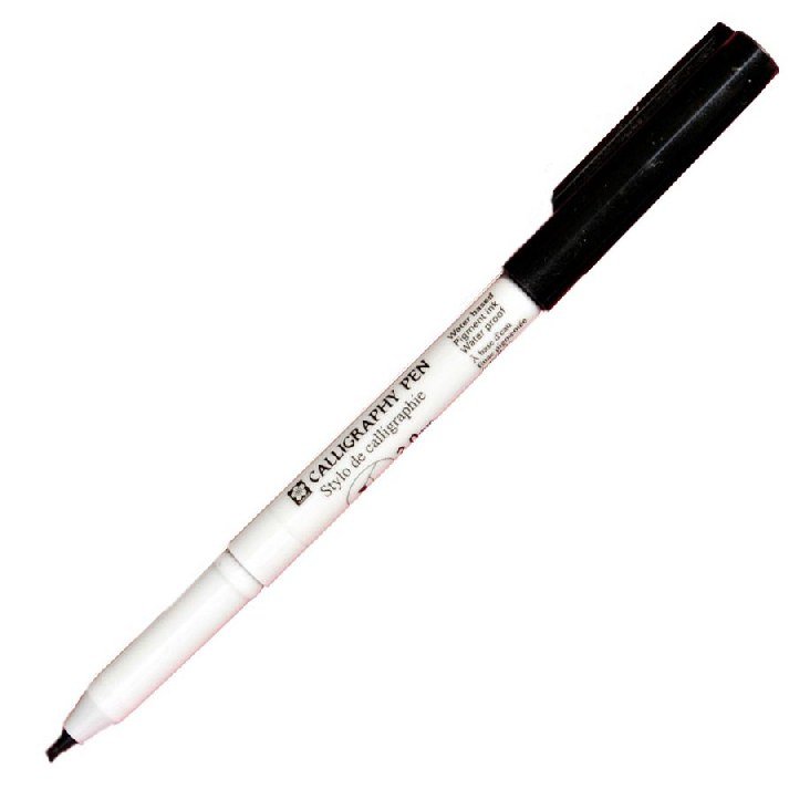 Pióro do kaligrafii, Sakura Calligraphy Pen Black, 2 mm