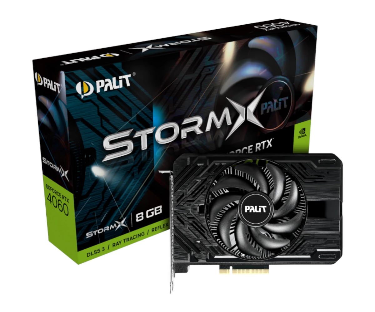 Palit GeForce RTX 4060 StormX 8 GB GDDR6 DLSS 3 NE64060019P1-1070F
