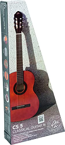 Eko CS-5 PACK, Gitara klasyczna 3/4 Seria Pack z czytnikami, tuner i torba, naturalny kolor