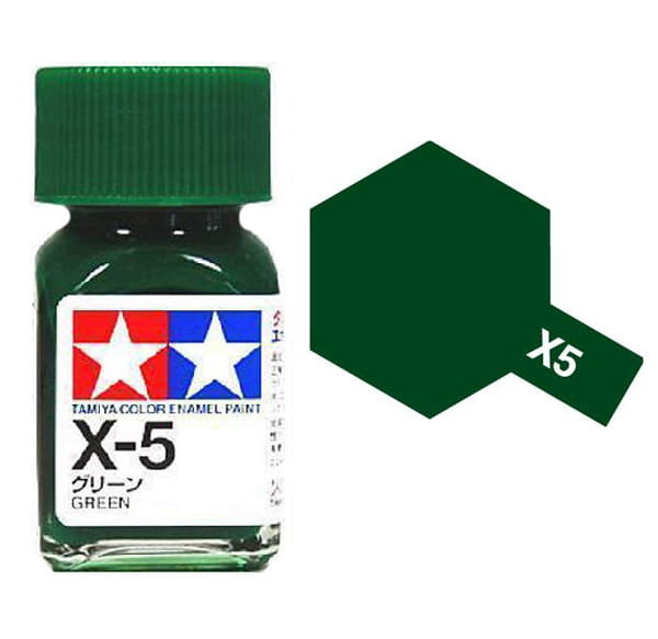 Tamiya Enamel 80005 X-5 Green 10Ml