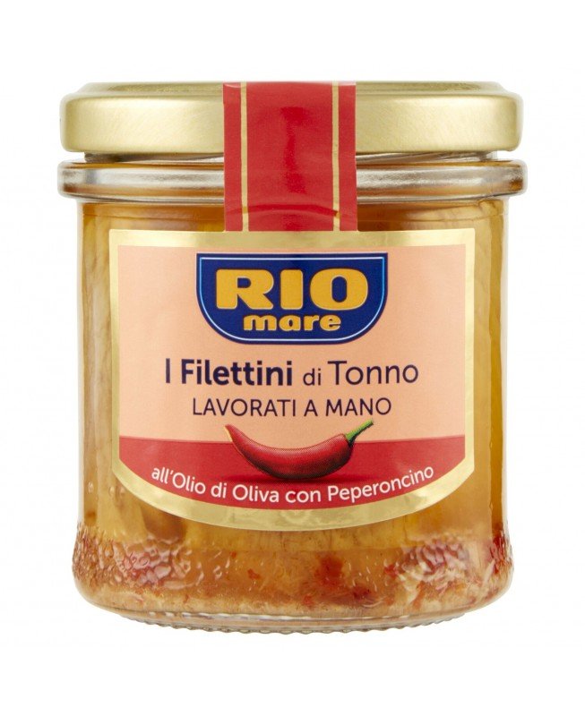 .Rio Mare Filety z Tuńczyka w Oliwie z Oliwek z Chilli 130g