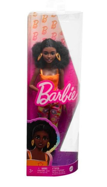 Mattel, Lalka Barbie Fashionistas z kręconymi włosami niska