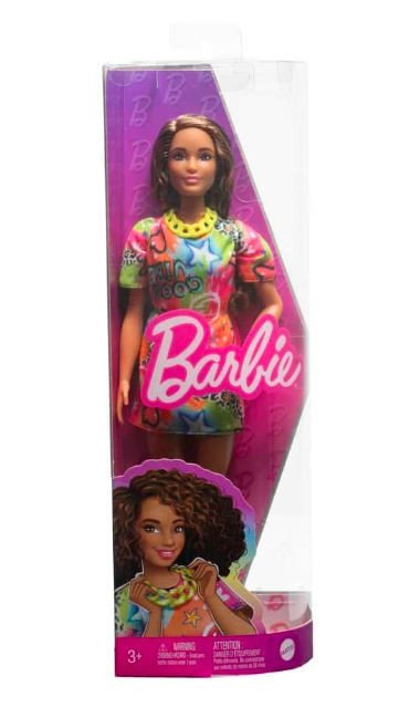 Mattel, Lalka Barbie Fashionistas sukienka w graffiti