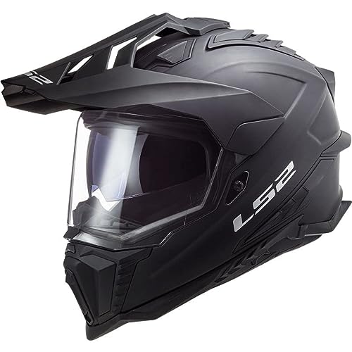 LS2, EXPLORER MAT BLACK 06, S Kask crossowy