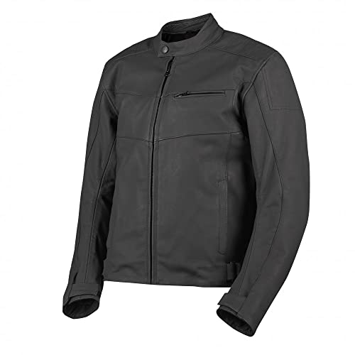KSK BLOUSON skórzany YUROK CE czarny certyfikat CE poziom AA zgodnie z EN17092