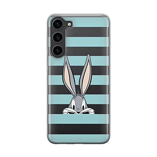 ERT GROUP etui na telefon Samsung S23, case oryginalny i oficjalnie licencjonowany przez Looney Tunes, wzór Bugs 011, optymalnie dopasowane, plecki z TPU częściowo przeźroczyste