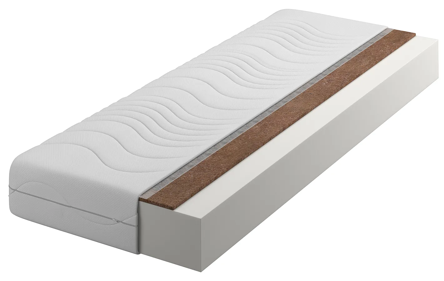 Materac piankowo-kokosowy z pokrowcem 140x200 B5-C27
