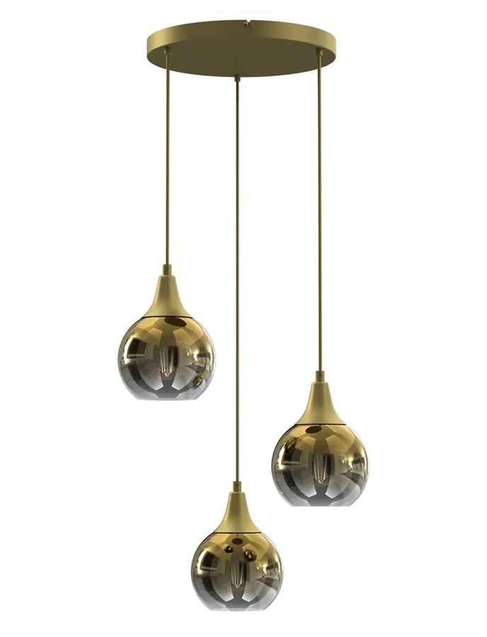Lampa złota wisząca glamour Z8-D60
