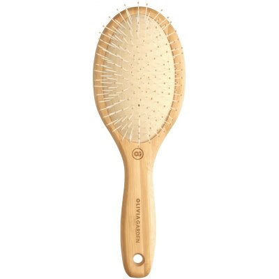 Olivia Garden Healthy Hair HH-P5 Ionic Vent, Szczotka do włosów bambusowa do masażu skóry głowy, wentylowana