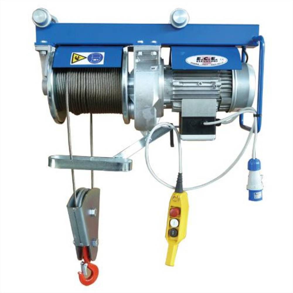 FANMART Wciągarka budowlana elektryczna (udźwig: 950 kg, długość liny: 25 m, moc: 2,5 kW) 47681812