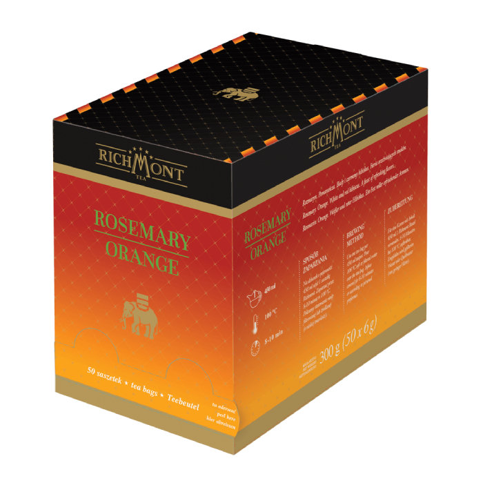 Ziołowa herbata Richmont Rosemary Orange 50x6g