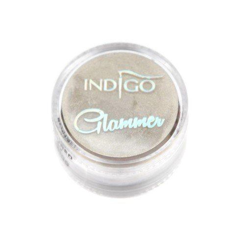 Indigo glammer silver perłowa tafla 0,5g pyłek