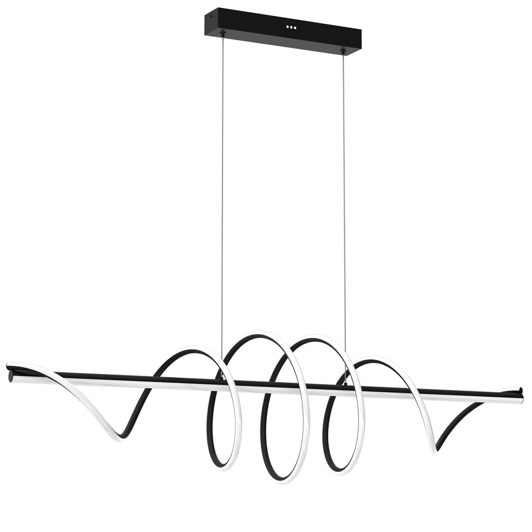 LAMPA WISZĄCA TWIST BLACK 80W LED