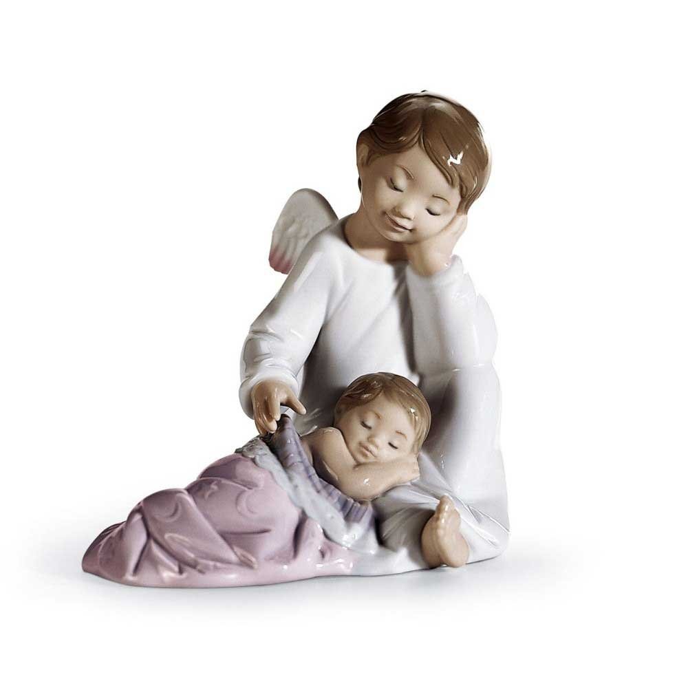 Figurka Opiekuńczy Anioł (różo