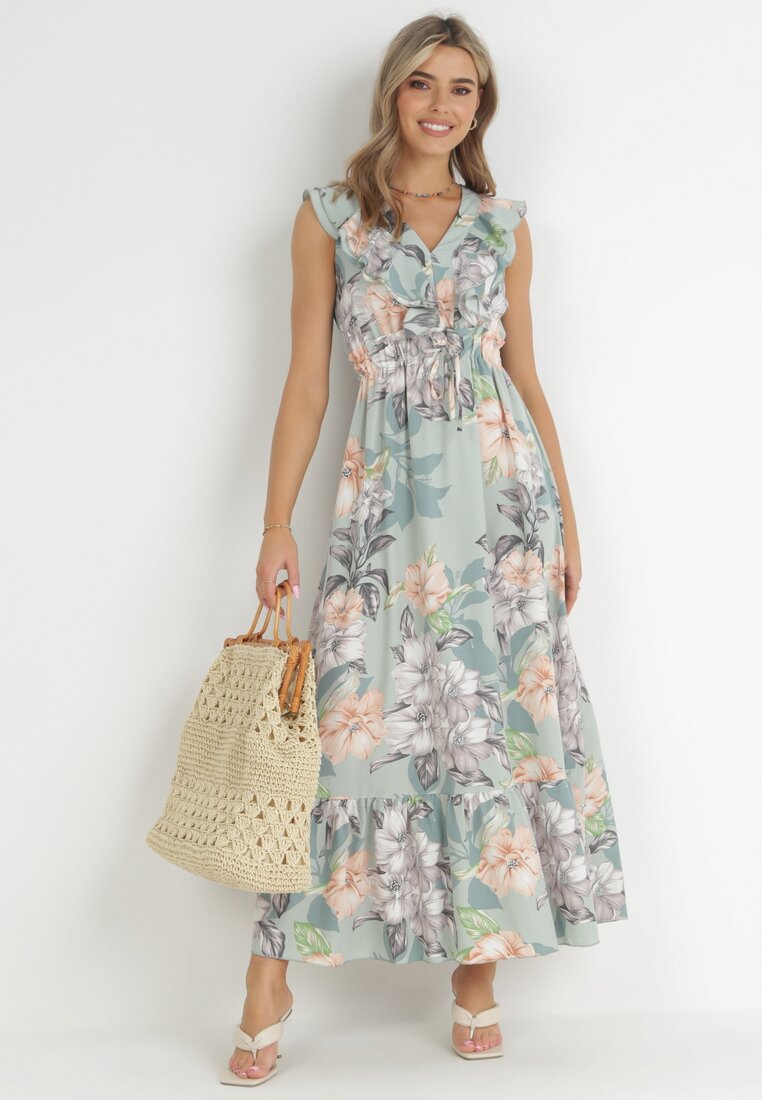 Zielona Sukienka Trelanie