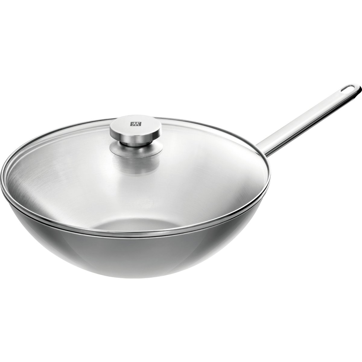 Zwilling Zwilling - Wok stalowy Plus z pokrywką 30 cm 40998-030-0