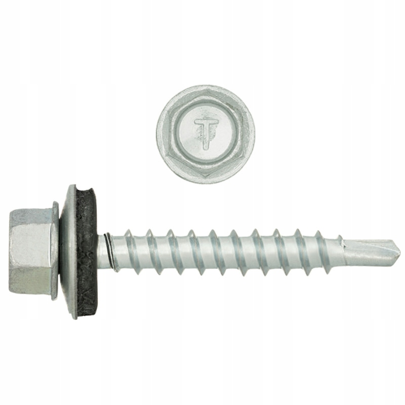 Koelner Wkręty farmerskie z podkładką 4,8 x 35 mm RAL 9005, opakowanie 250 szt O