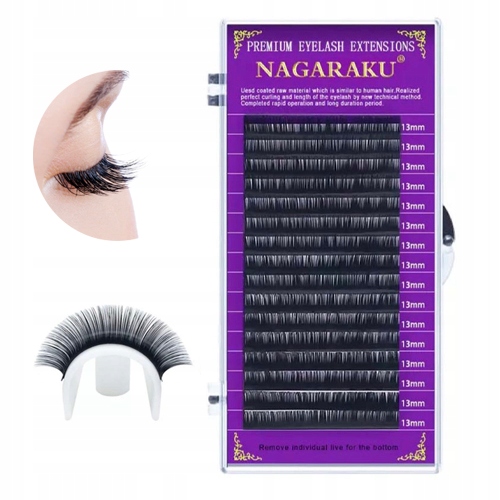 Sztuczne Rzęsy Do Przedłużania Nagaraku D 0,05 11