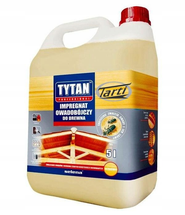Altax owadobójczy do drewna bezbarwny gotowy 5 l TYTAN Professional DRT-NG-OW-500