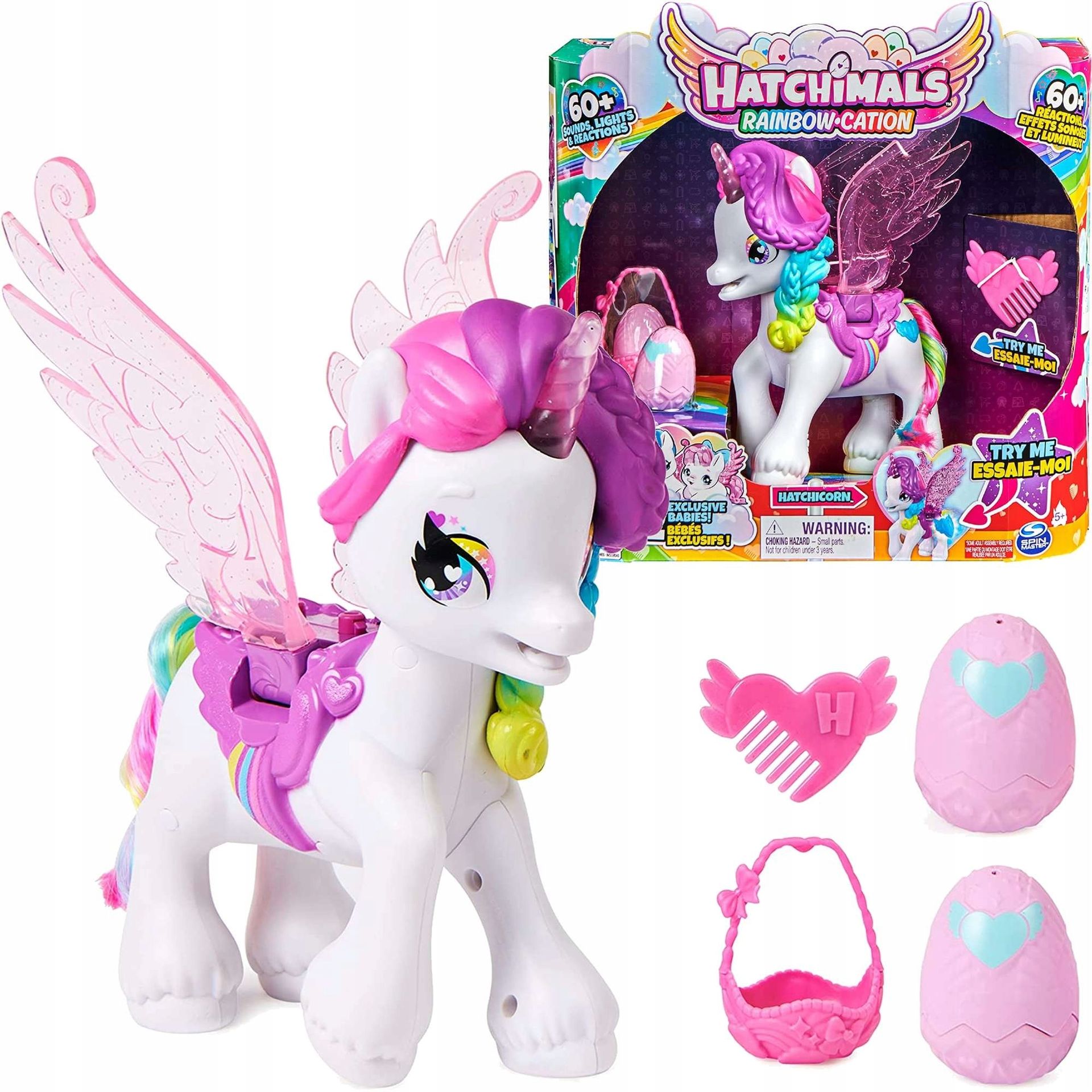 HATCHIMALS Interaktywny Hatchicorn -Magiczny Jednorożec