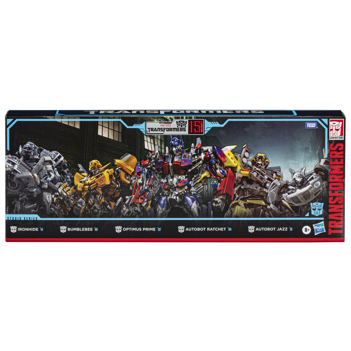 Hasbro, figurki Transformers Generation, Transformers Studio Series Movie 15th Anniversary 5-pack, F3941