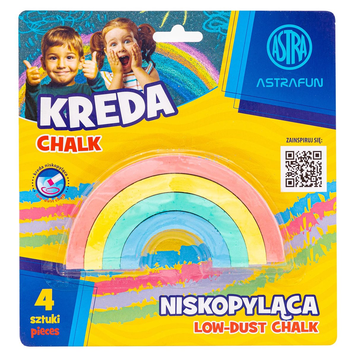 Kreda Tęcza Astra Fun 4 kolory
