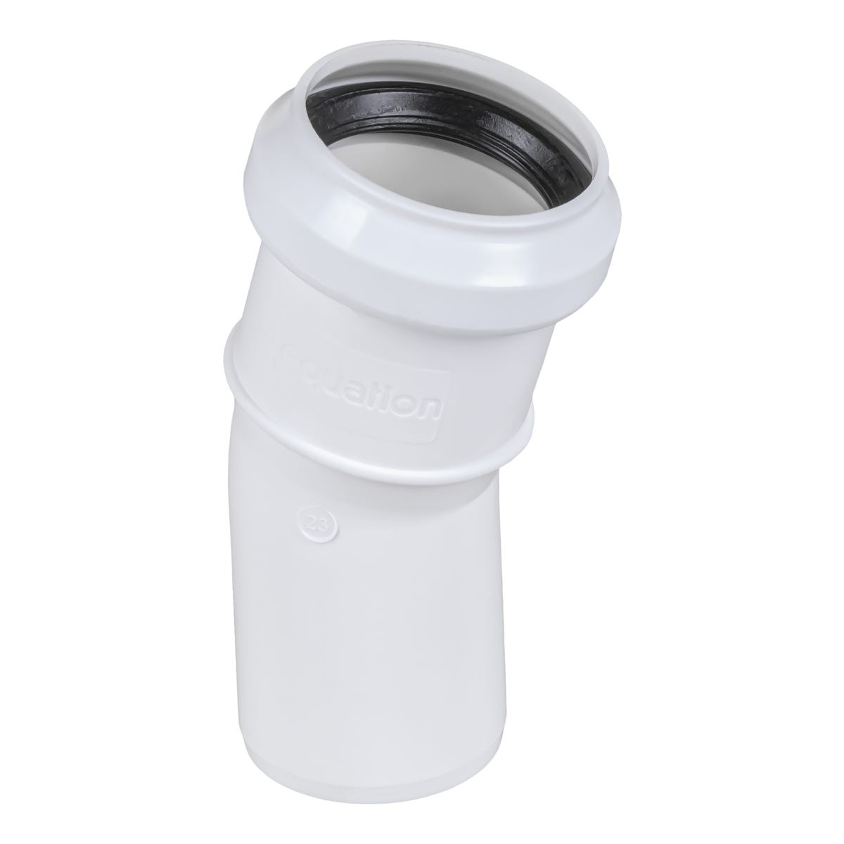 Kolano PCV 40mm 15° białe EQUATION 5901171274991